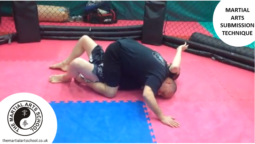 Martial Arts submission technique - Arm Triangle from Mount into Side Control