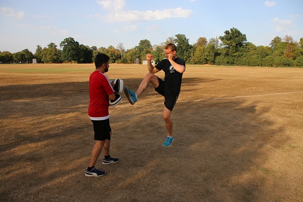 Jumping Front Push Kick 2
