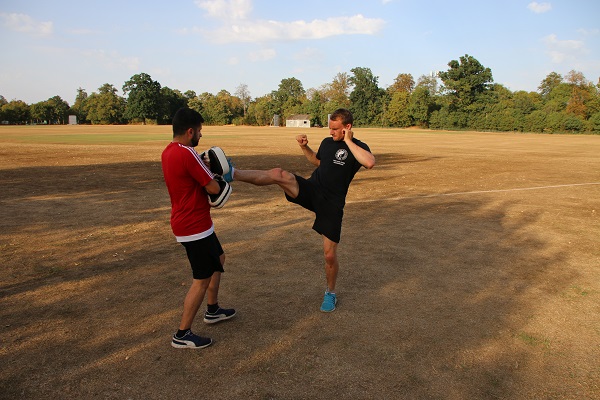Jumping Front Push Kick 3