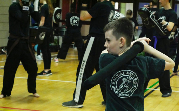 Kick Boxing - Delivering the finishing blow